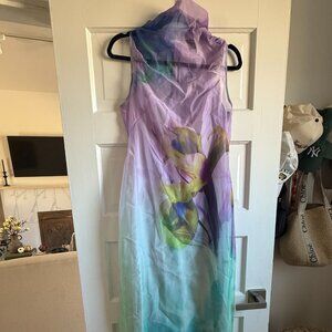 Karen Millen Digital Ophelia Floral Dress - size 6 (M)